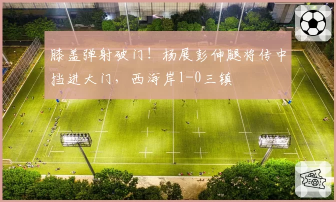 膝盖弹射破门！杨展彭伸腿将传中挡进大门，西海岸1-0三镇